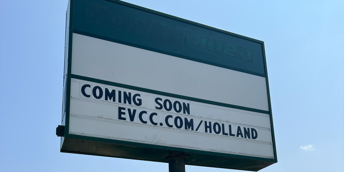 holland construction sign